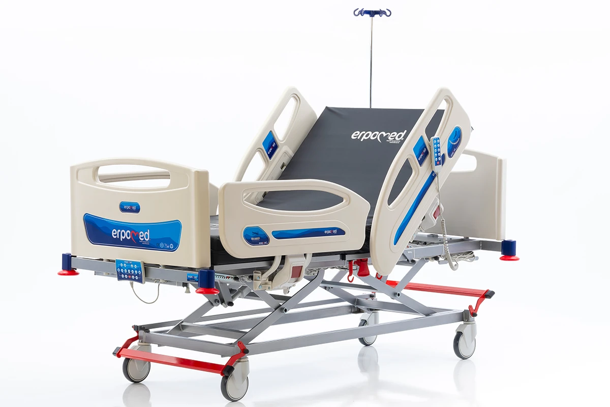 ERCARE-400 4 Motors ICU Electric Hospital Bed by Erpomed